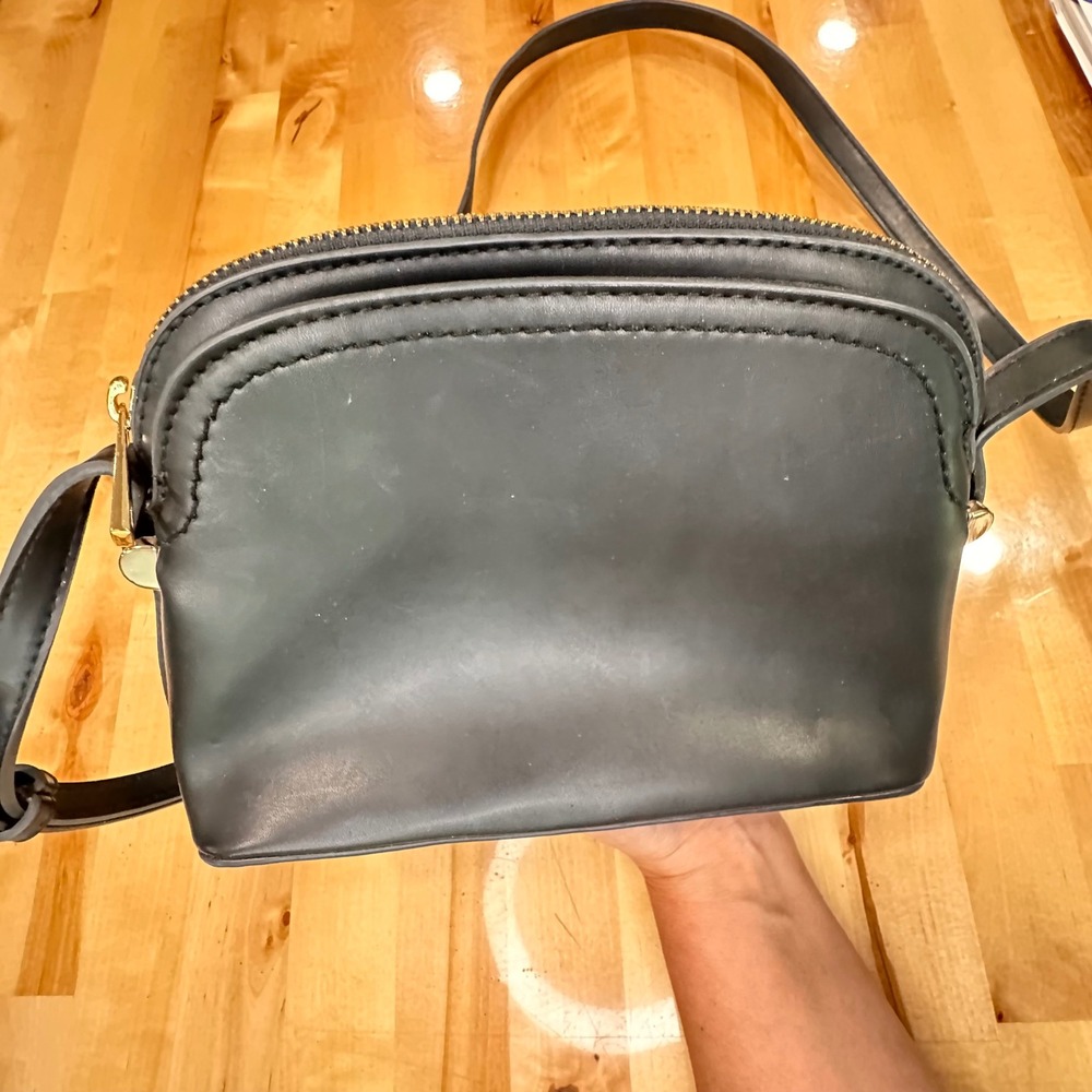 A New Day Crossbody Bag Women Small Black Excellent‎ Minimalist Dome Purse - Picture 4 of 8